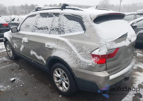 2009 BMW X3 xDrive30I из США, поврежденный, VIN WBXPC93499WJ28582